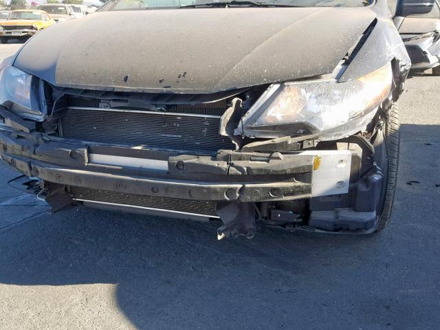 2HGFG3B8XFH505320 - 2015 HONDA CIVIC EX BLACK photo 9