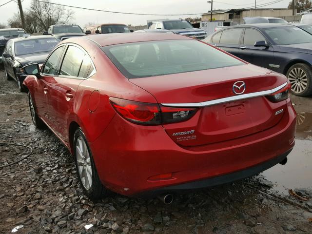 JM1GJ1U55E1111135 - 2014 MAZDA 6 SPORT RED photo 3