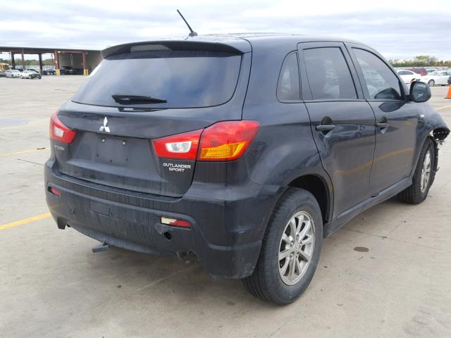 JA4AP3AU7CZ008481 - 2012 MITSUBISHI OUTLANDER BLACK photo 4