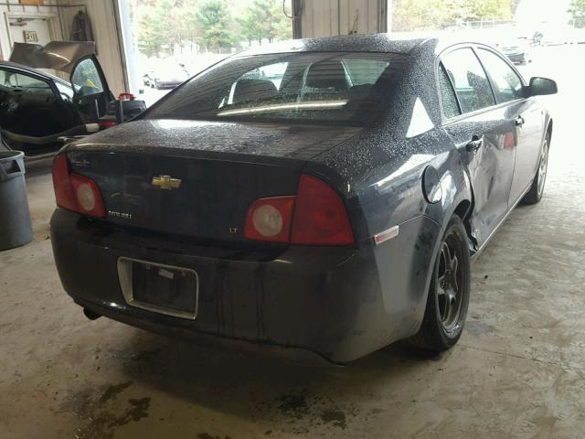 1G1ZH57B584265594 - 2008 CHEVROLET MALIBU 1LT BLACK photo 4