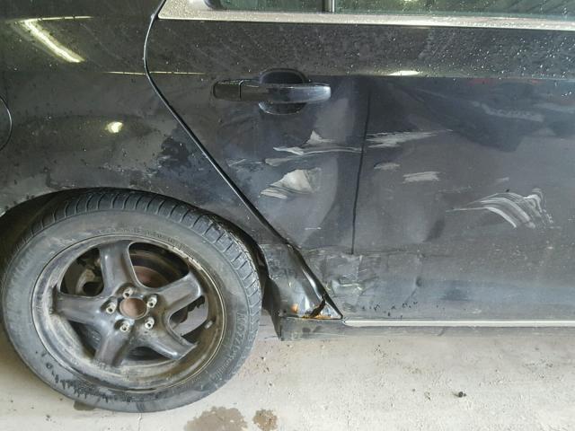 1G1ZH57B584265594 - 2008 CHEVROLET MALIBU 1LT BLACK photo 9