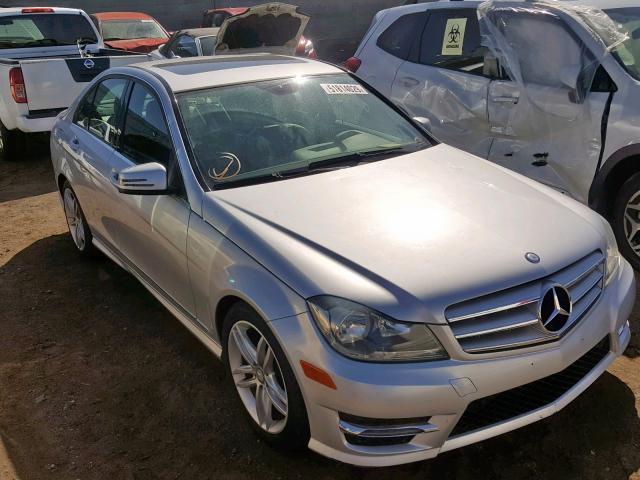 WDDGF4HB3DG016769 - 2013 MERCEDES-BENZ C 250 SILVER photo 1