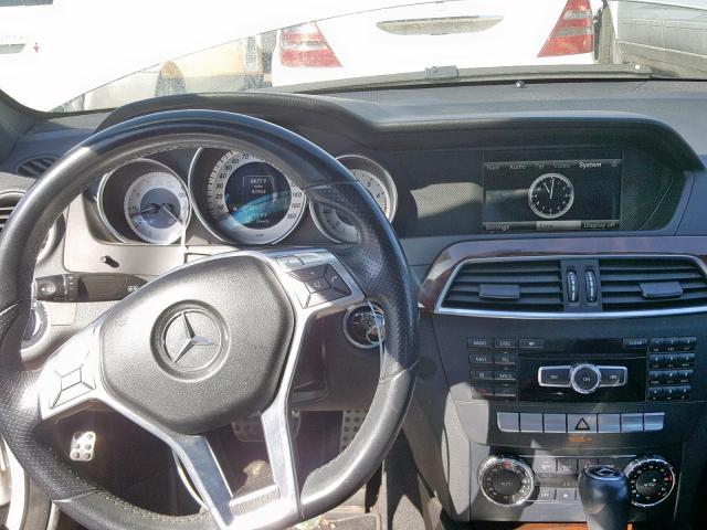 WDDGF4HB3DG016769 - 2013 MERCEDES-BENZ C 250 SILVER photo 9