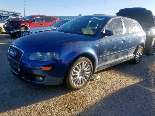 WAUNF78PX7A120002 - 2007 AUDI A3 2.0 PRE BLUE photo 2