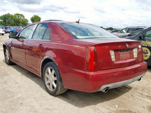 1G6DW677160186004 - 2006 CADILLAC STS RED photo 3