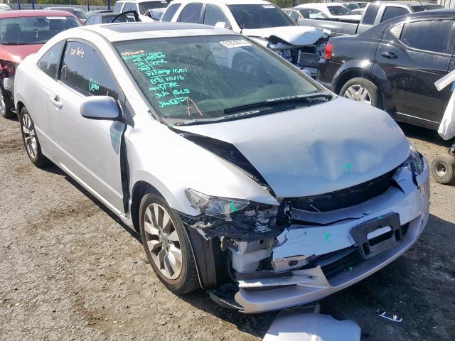 2HGFG12869H532524 - 2009 HONDA CIVIC EX SILVER photo 1