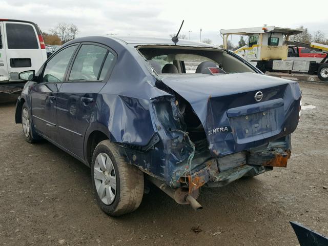 3N1AB61E98L635019 - 2008 NISSAN SENTRA 2.0 BLUE photo 3