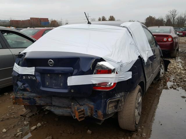 3N1AB61E98L635019 - 2008 NISSAN SENTRA 2.0 BLUE photo 4