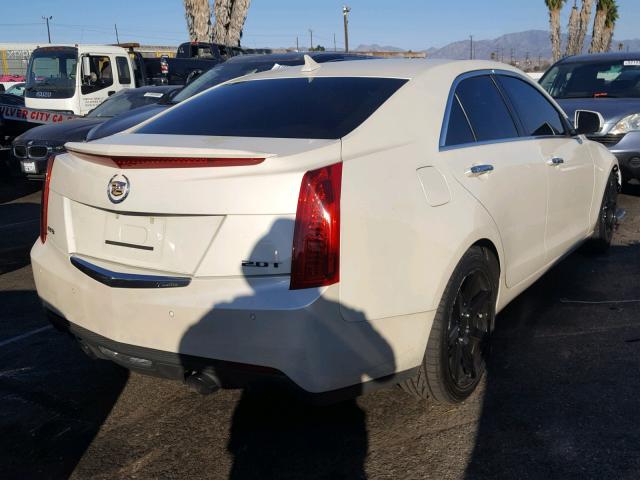 1G6AB5SX7E0125738 - 2014 CADILLAC ATS LUXURY WHITE photo 4