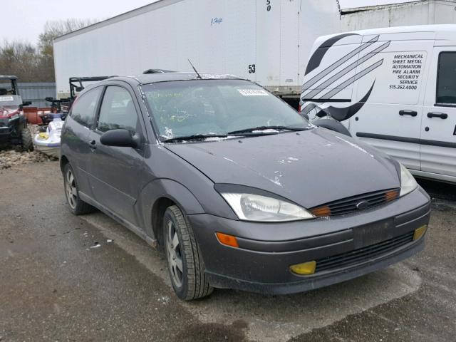 3FAFP31371R247751 - 2001 FORD FOCUS ZX3 GRAY photo 1