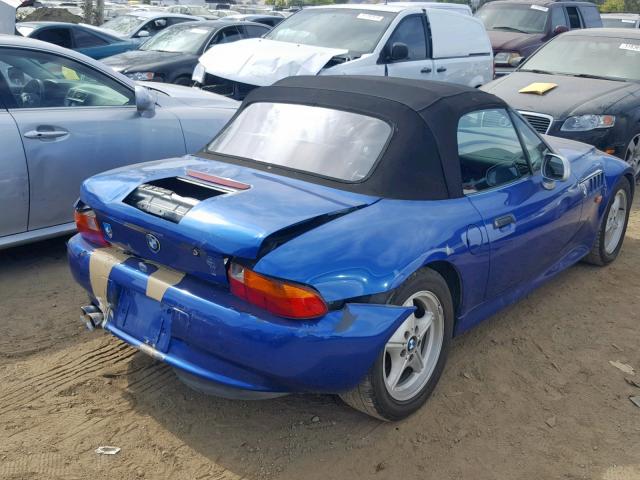 4USCH7328VLE02282 - 1997 BMW Z3 1.9 BLUE photo 4