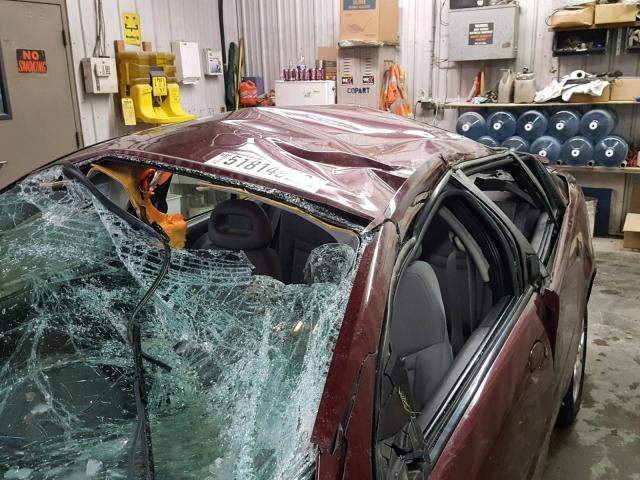 1G8AJ52F53Z123223 - 2003 SATURN ION LEVEL MAROON photo 9