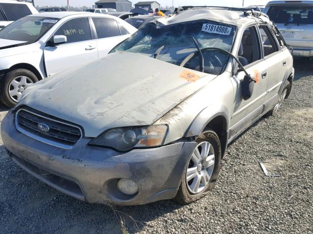 4S4BP61C557356812 - 2005 SUBARU LEGACY OUT GRAY photo 2