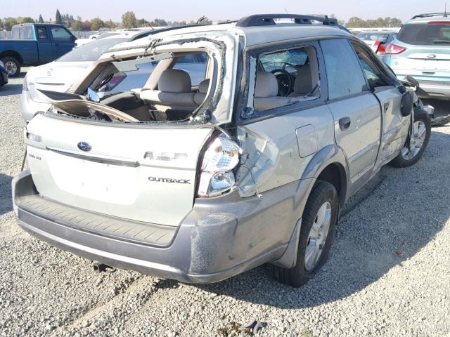 4S4BP61C557356812 - 2005 SUBARU LEGACY OUT GRAY photo 4