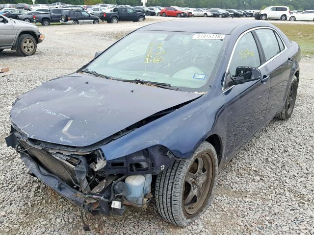 1G1ZB5EB5AF118769 - 2010 CHEVROLET MALIBU LS 蓝色 照片 2