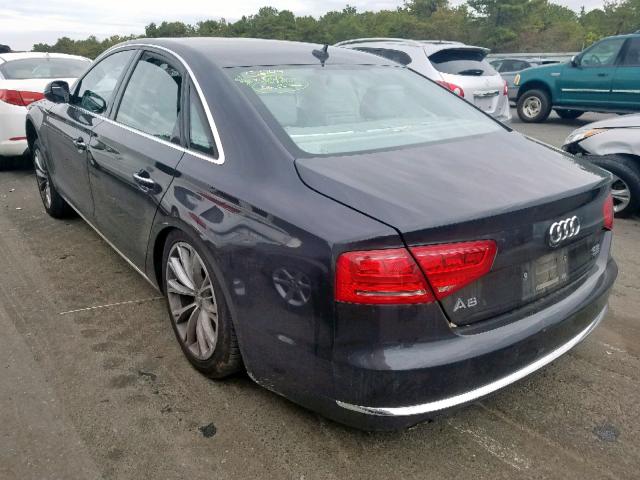 WAUAVAFD4BN001189 - 2011 AUDI A8 QUATTRO BROWN photo 3