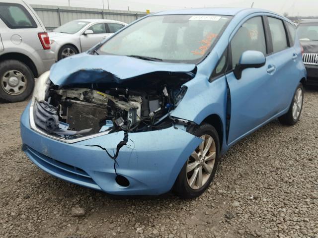 3N1CE2CP8EL350024 - 2014 NISSAN VERSA NOTE BLUE photo 2