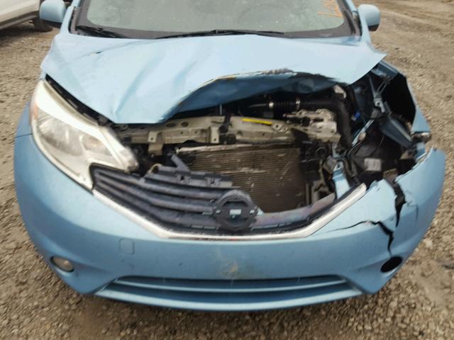 3N1CE2CP8EL350024 - 2014 NISSAN VERSA NOTE BLUE photo 7