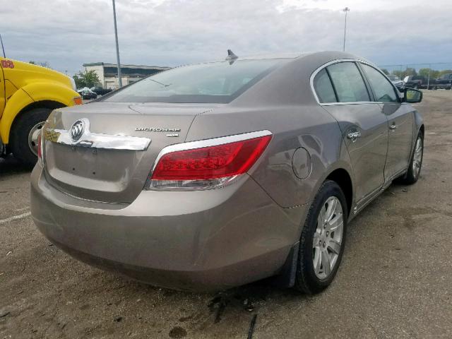 1G4GC5ED8BF276646 - 2011 BUICK LACROSSE C GRAY photo 4