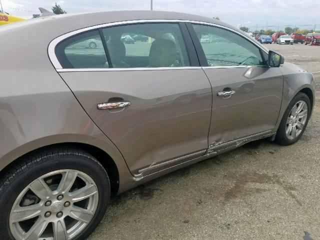 1G4GC5ED8BF276646 - 2011 BUICK LACROSSE C GRAY photo 9