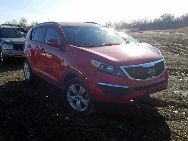 KNDPBCA29B7115278 - 2011 KIA SPORTAGE L RED photo 1