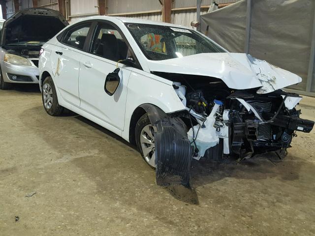 KMHCT4AEXGU081562 - 2016 HYUNDAI ACCENT SE WHITE photo 1