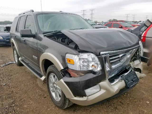 1FMEU74E67UA97230 - 2007 FORD EXPLORER E BLACK photo 1