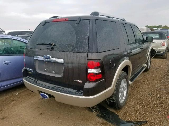 1FMEU74E67UA97230 - 2007 FORD EXPLORER E BLACK photo 4