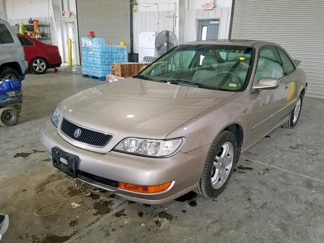 19UYA3255XL001424 - 1999 ACURA 2.3CL BEIGE photo 2