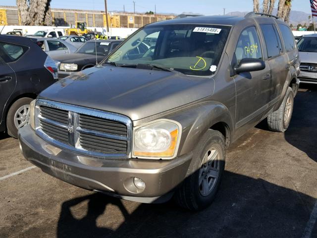 1D4HB48N06F138487 - 2006 DODGE DURANGO SL BROWN photo 2