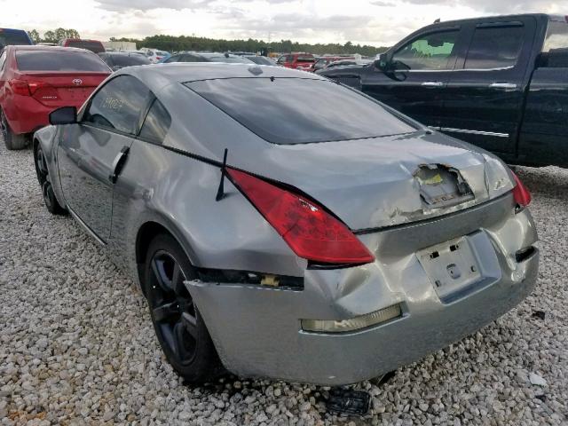 JN1AZ34D76M304438 - 2006 NISSAN 350Z COUPE GRAY photo 3