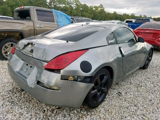 JN1AZ34D76M304438 - 2006 NISSAN 350Z COUPE GRAY photo 4