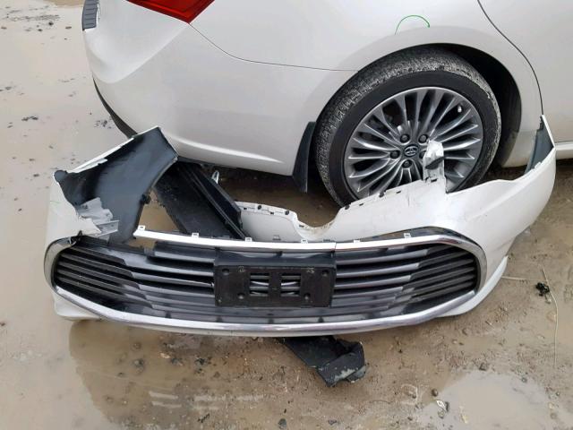 4T1BK1EB6HU260826 - 2017 TOYOTA AVALON XLE WHITE photo 9