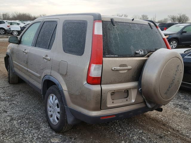 JHLRD789X5C031708 - 2005 HONDA CR-V SE TAN photo 3