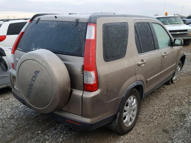 JHLRD789X5C031708 - 2005 HONDA CR-V SE TAN photo 4