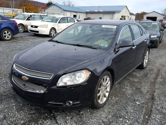 1G1ZK57B194195269 - 2009 CHEVROLET MALIBU LTZ BLACK photo 2