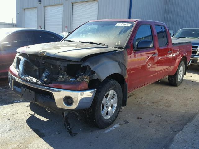 1N6AD0FV8AC446311 - 2010 NISSAN FRONTIER C RED photo 2