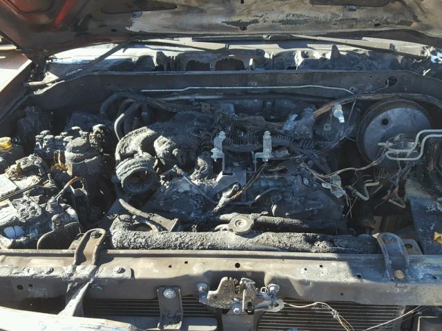 1N6AD0FV8AC446311 - 2010 NISSAN FRONTIER C RED photo 7