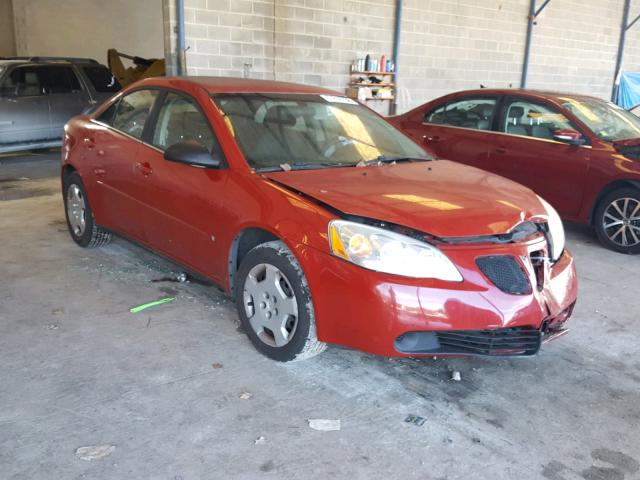 1G2ZF55B764271737 - 2006 PONTIAC G6 SE RED photo 1