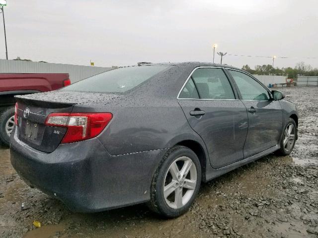 4T1BF1FK1EU329792 - 2014 TOYOTA CAMRY L GRAY photo 4