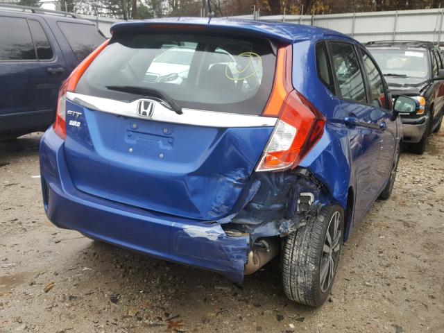 3HGGK5H84FM745566 - 2015 HONDA FIT EX BLUE photo 4