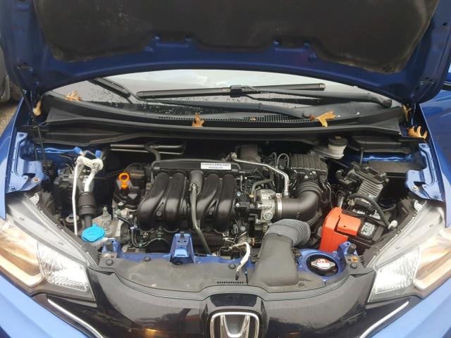 3HGGK5H84FM745566 - 2015 HONDA FIT EX BLUE photo 7