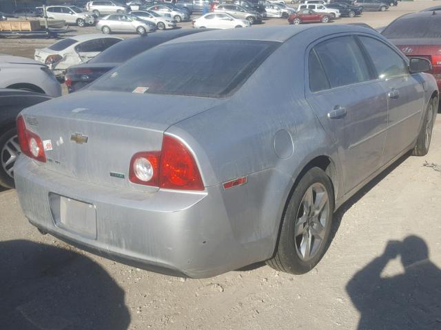 1G1ZC5E09AF189436 - 2010 CHEVROLET MALIBU 1LT 银色 照片 4