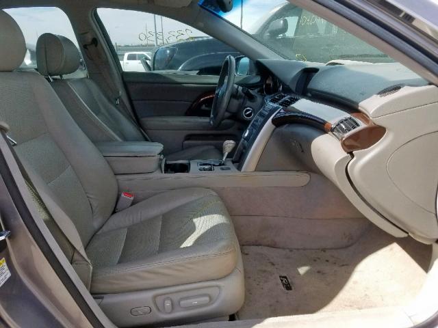 JH4KB16556C000707 - 2006 ACURA RL SILVER photo 5