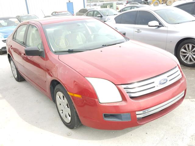 3FAHP06Z58R185815 - 2008 FORD FUSION S RED photo 1