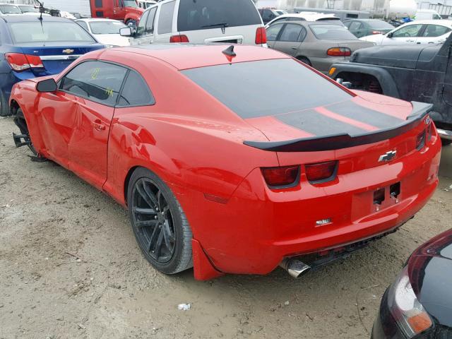 2G1FT1EWXB9127148 - 2011 CHEVROLET CAMARO 2SS RED photo 3