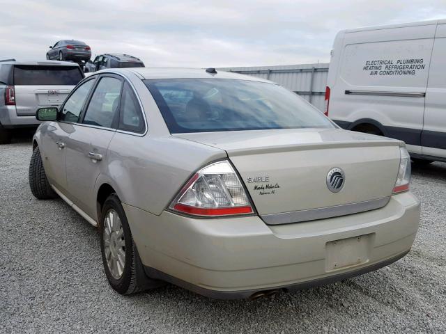 1MEHM40W68G614457 - 2008 MERCURY SABLE LUXU SILVER photo 3