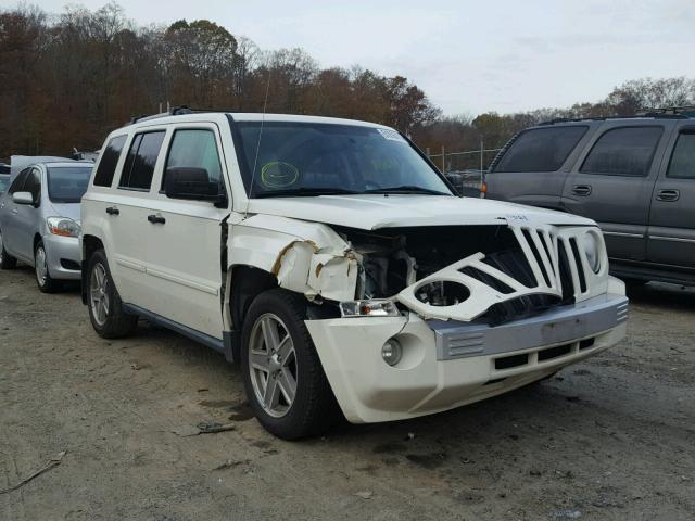 1J8FF48W67D377968 - 2007 JEEP PATRIOT LI WHITE photo 1