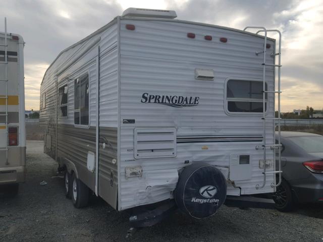 4YDF280206K128141 - 2006 KEYSTONE SPRINGDALE WHITE photo 3