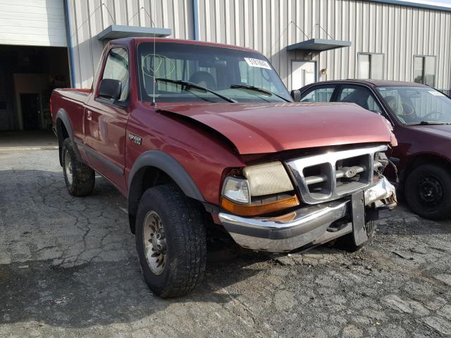1FTYR11X2WTA32126 - 1998 FORD RANGER RED photo 1